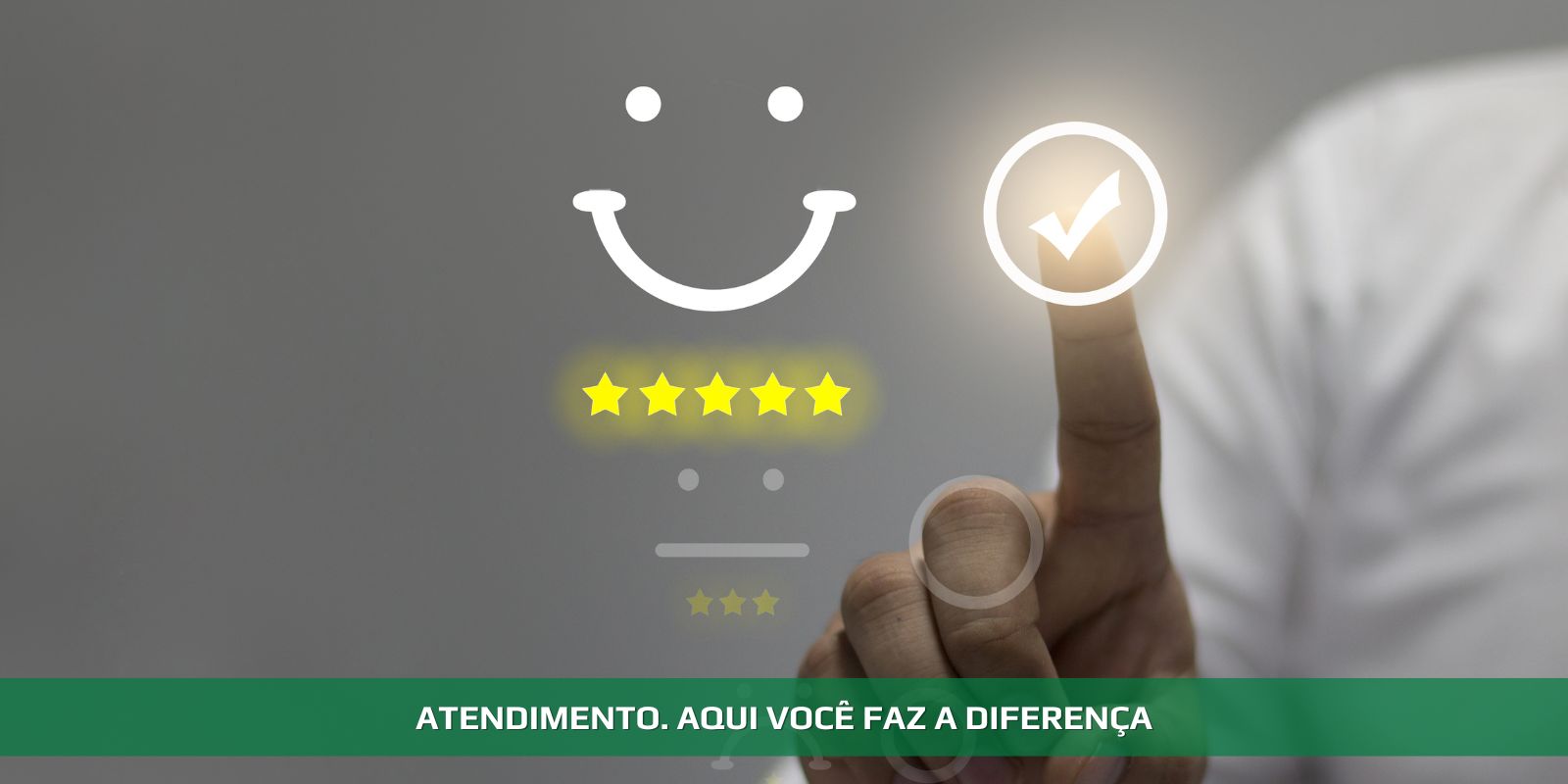 ATENDIMENTO. TUDO COMEÇA AQUI